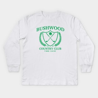 Bushwood Country Club - Ty Webb Golf Pro - vintage logo Kids Long Sleeve T-Shirt